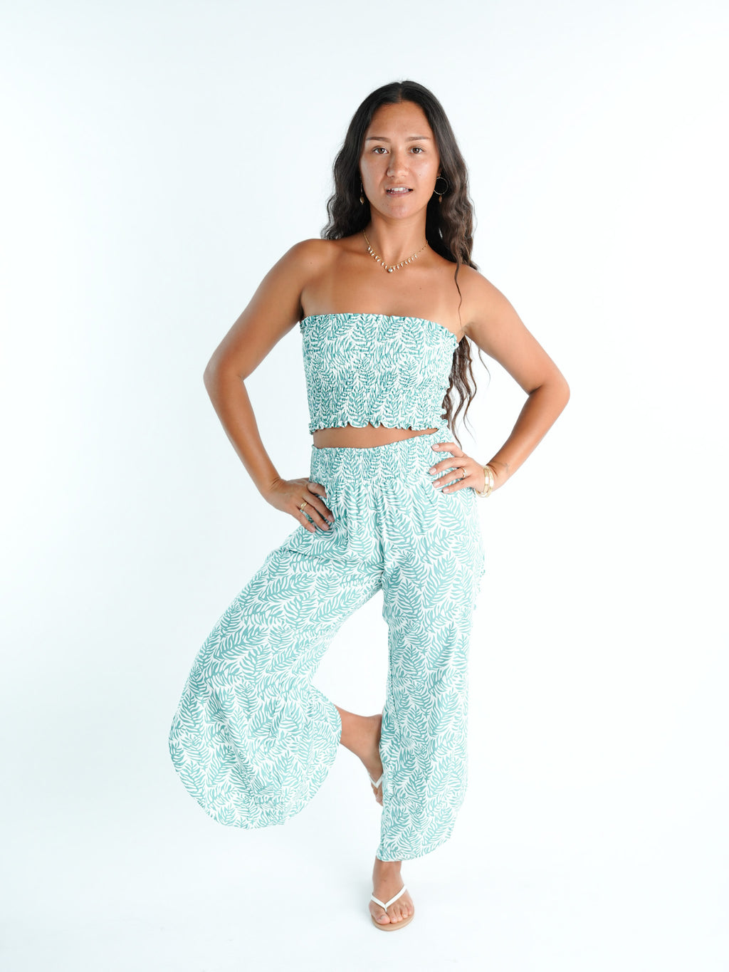 Haven Pant (Short Length)- Brisa Teal