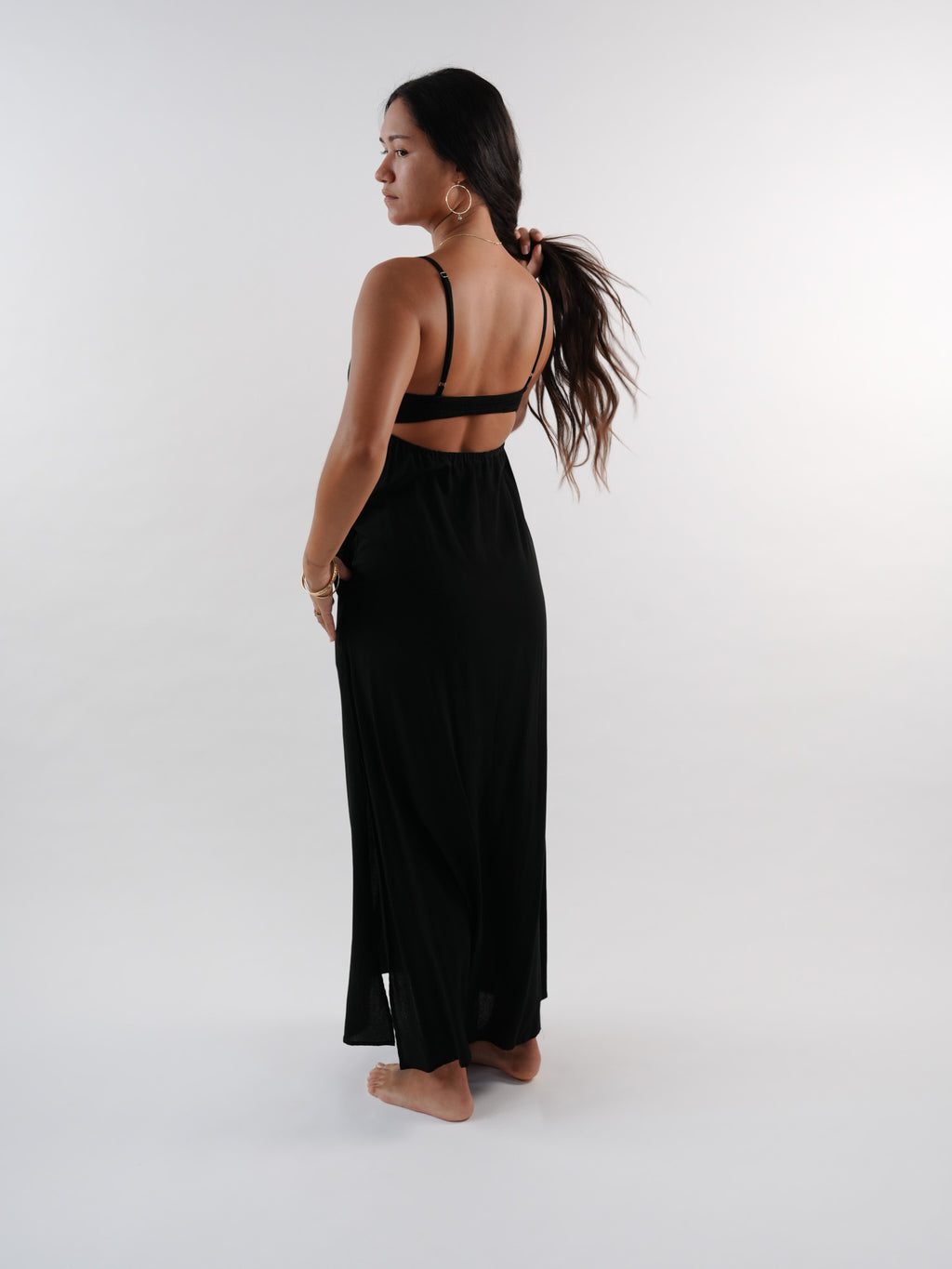 Oliva Dress - Solid black