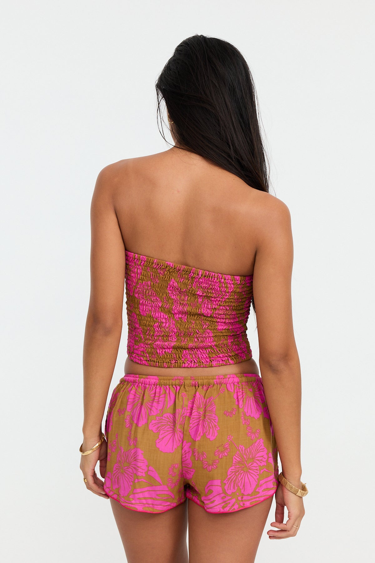 NAMIKA TUBE TOP - GARDEN - BENOA SUM25 – Beachside Boutique Hawaii