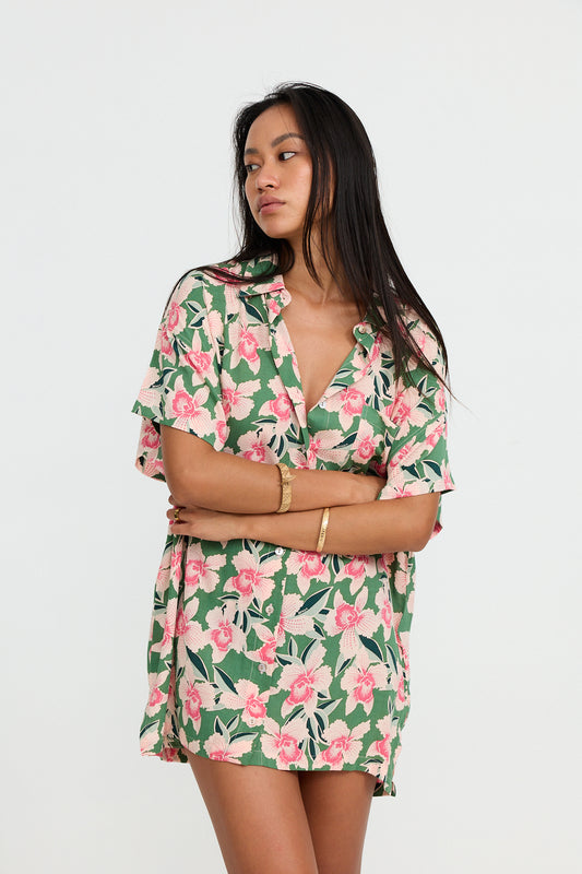 ALOHA SHIRT DRESS - WAIKIKI - BENOA SUM25