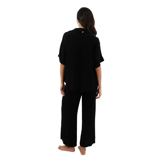 BLACK TWYLA SHIRT- MALAI