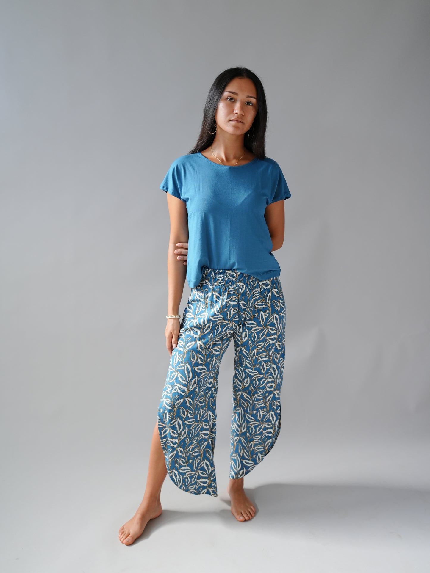 Tahlia Top - Solid Slate