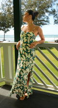 Oliva Dress - Bloomtide Petrol