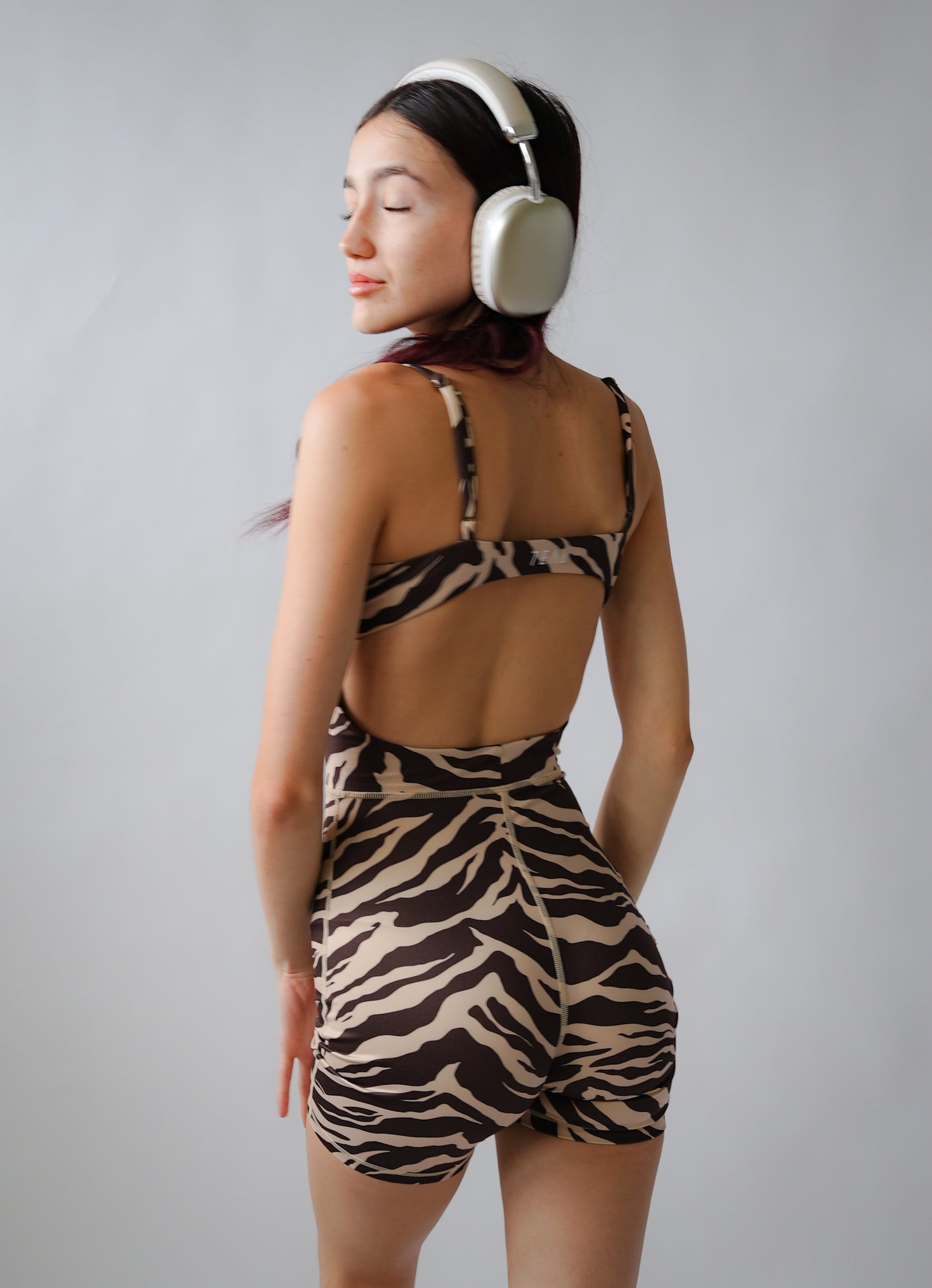 KAYLA JUMPSUIT 4.5” - DARK ZEBRA - Smooth - ABT