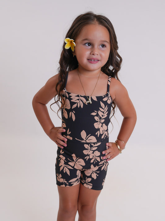 Mini Kayla Jumpsuit in Okika Black - ABT