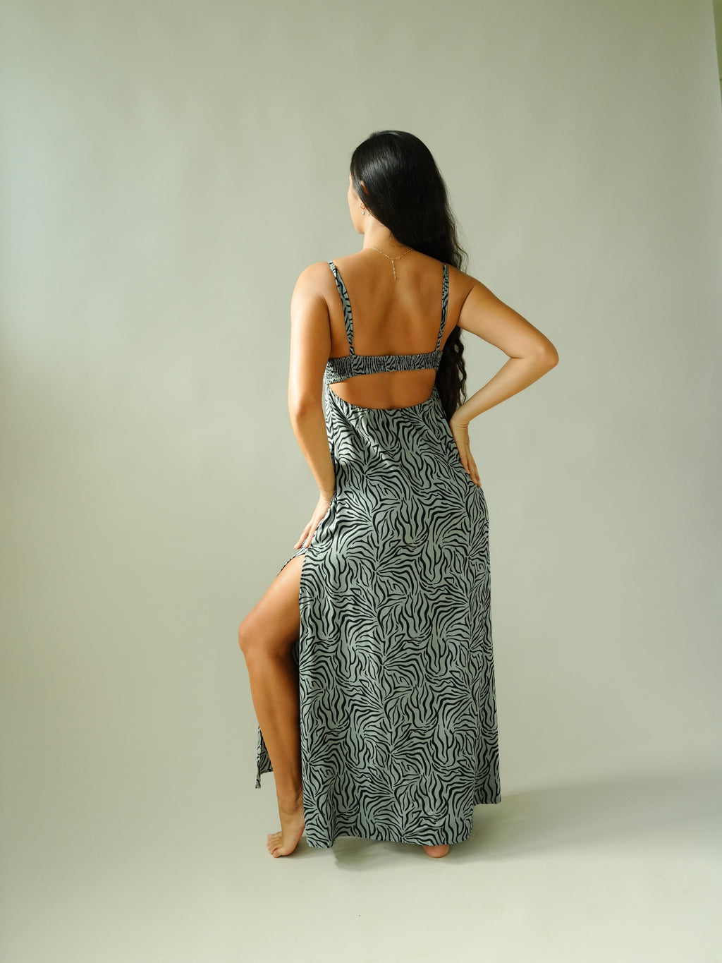 Oliva Dress - Raye Grey