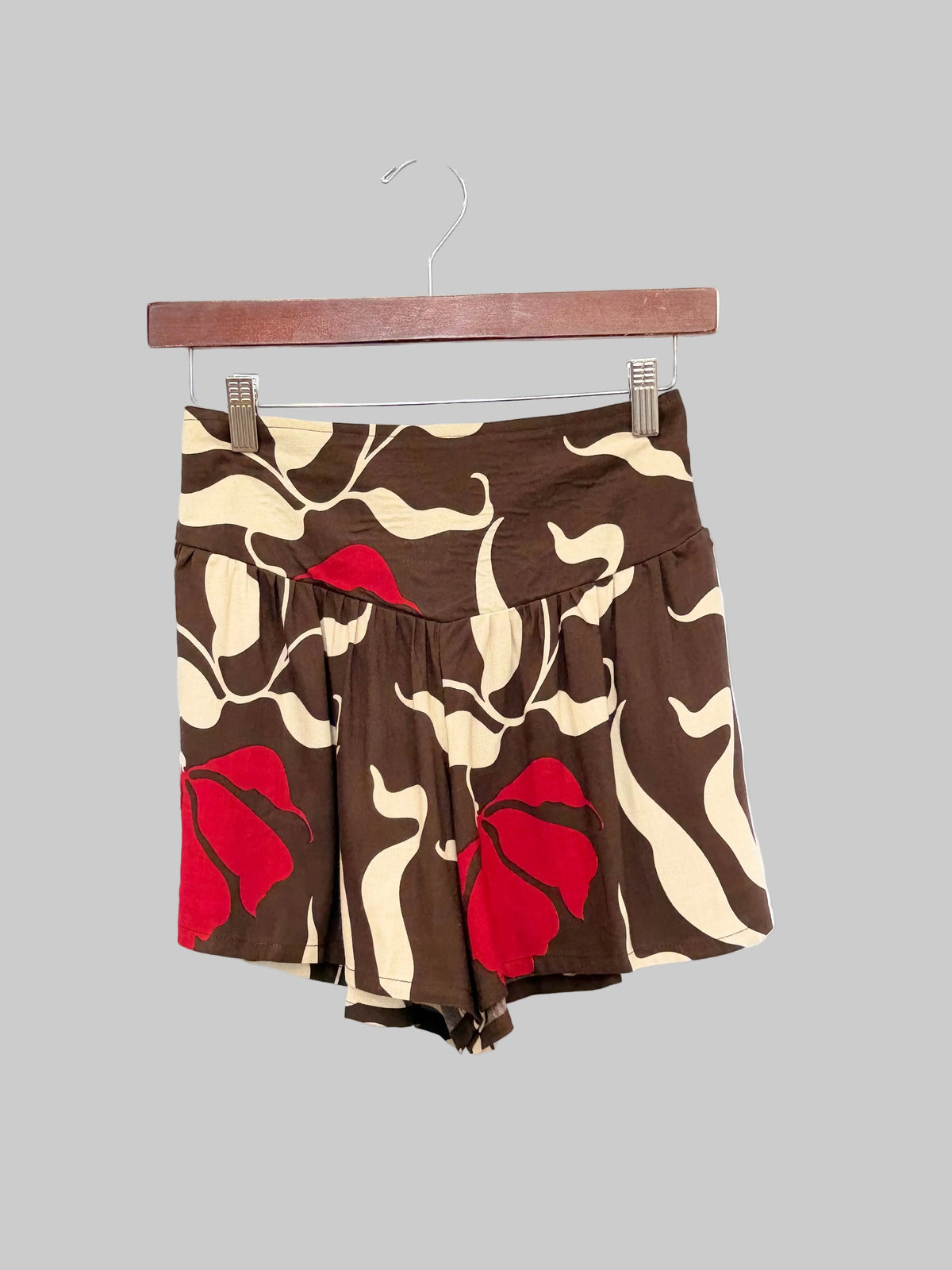 Elya Shorts - Fleur Brown