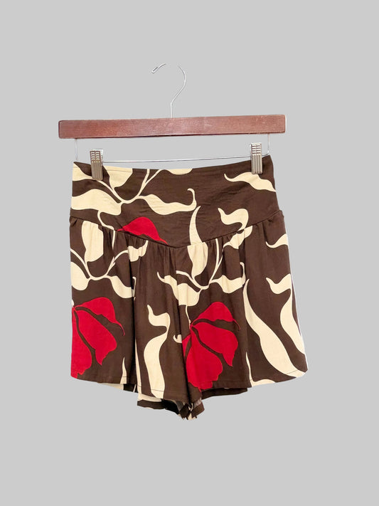 Elya Shorts - Fleur Brown