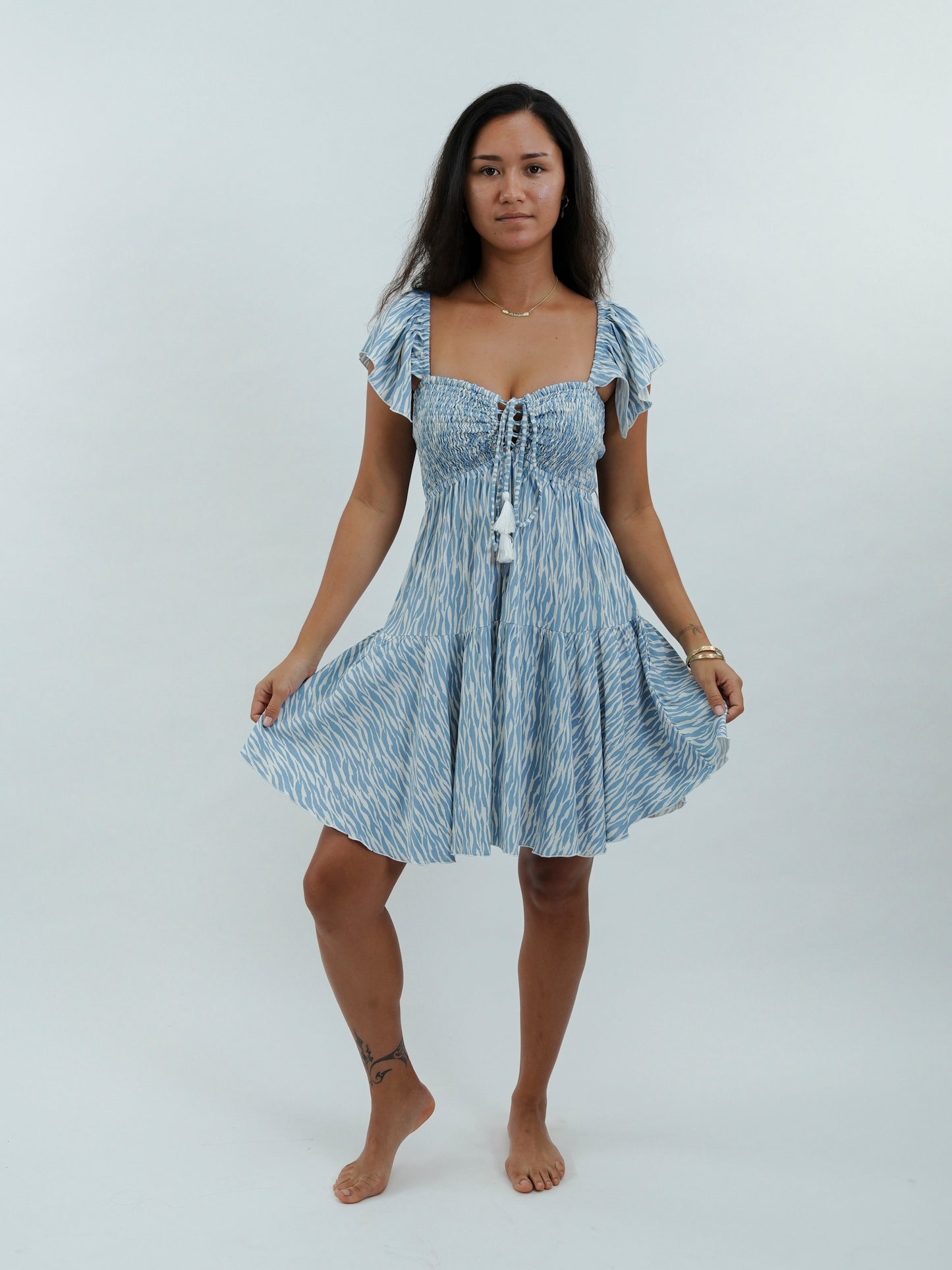 Quinn Dress - Wild Blue