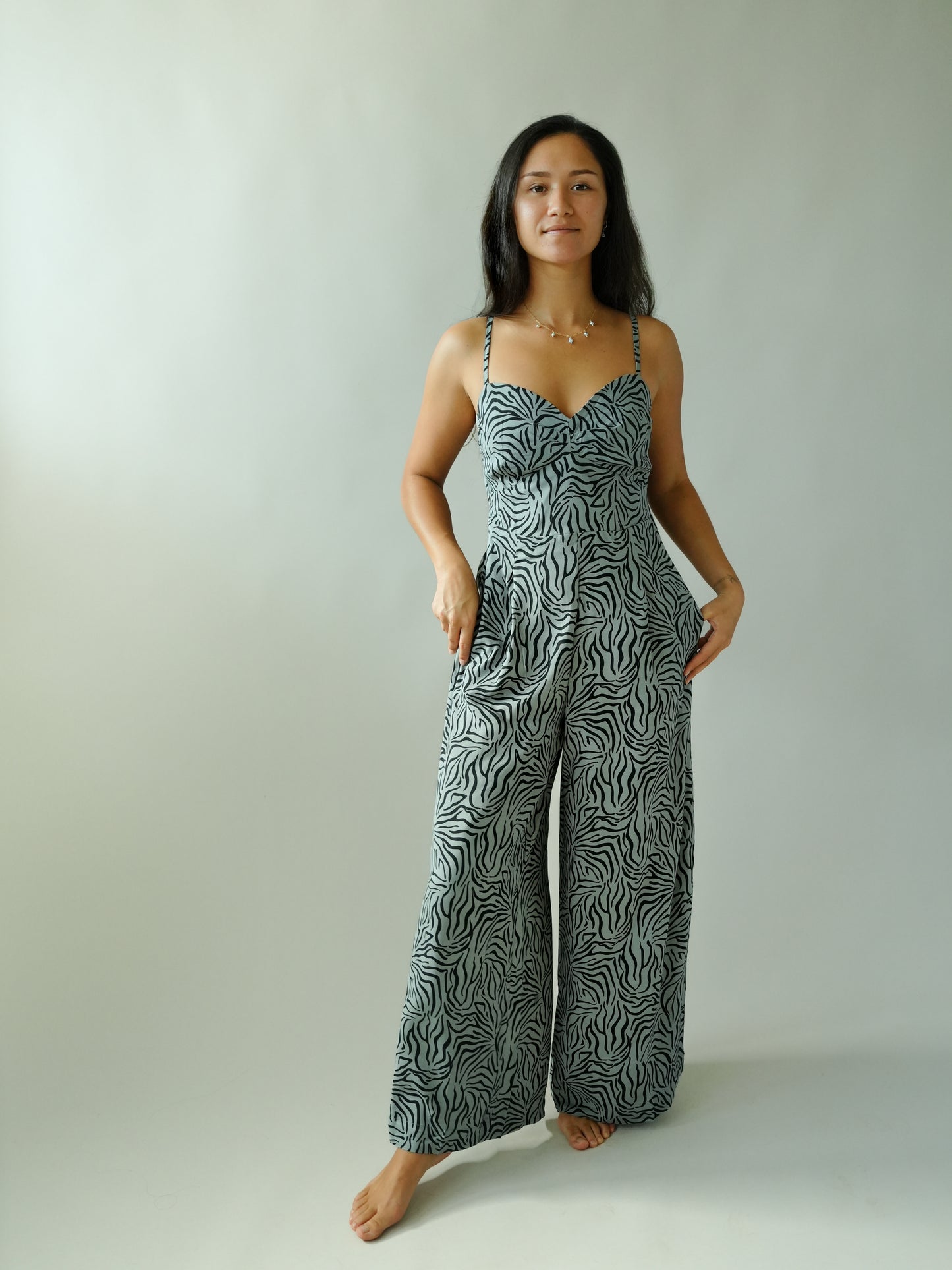 Morena Jumpsuit - Raye Grey