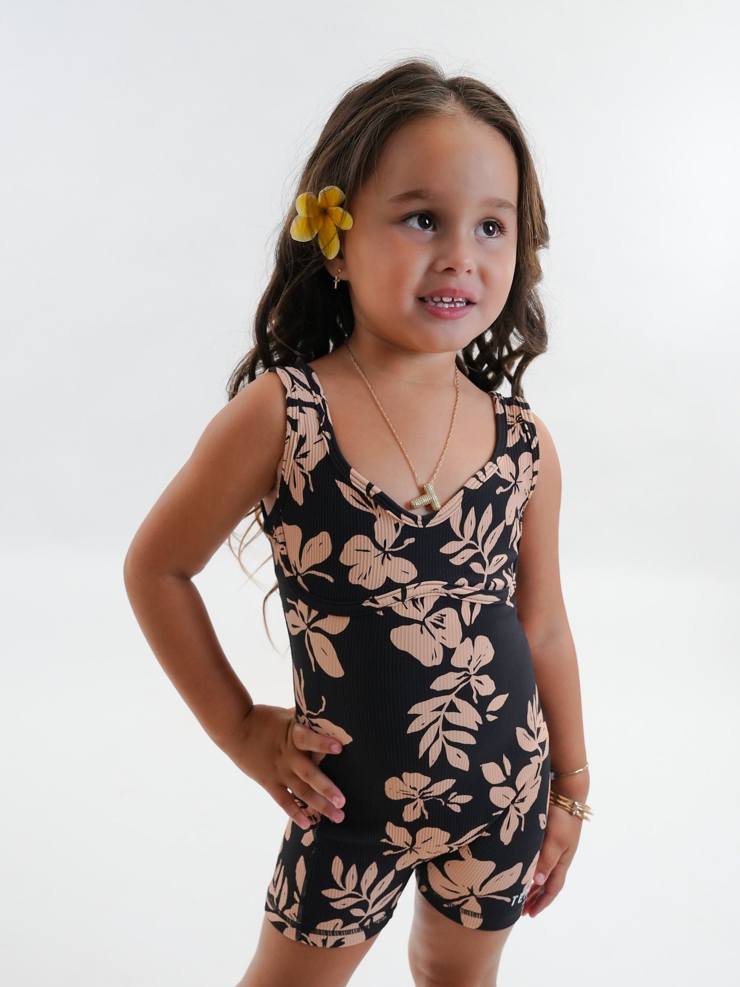 Mini Aura Jumpsuit in Okika Black - ABT