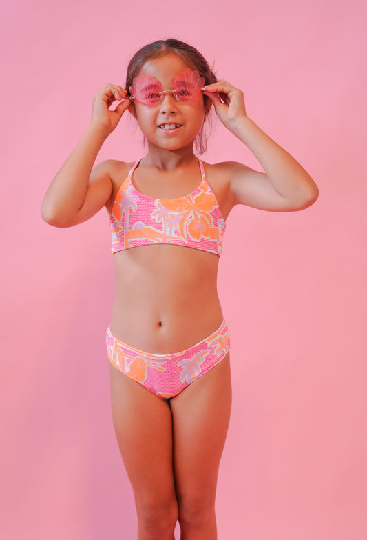 FLAMINGO GLOW NALANI GIRLS SWIMWEAR- PT4030KKB500 - MAAJI KIDS