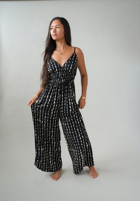 Perola Jumpsuit - Current Black