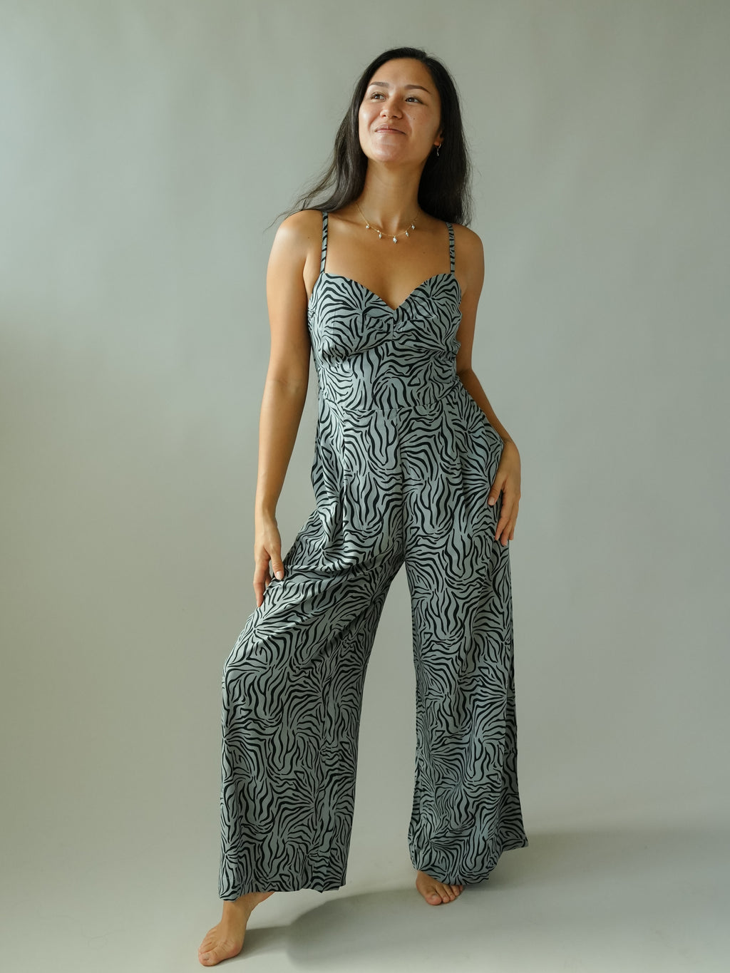 Morena Jumpsuit - Raye Grey