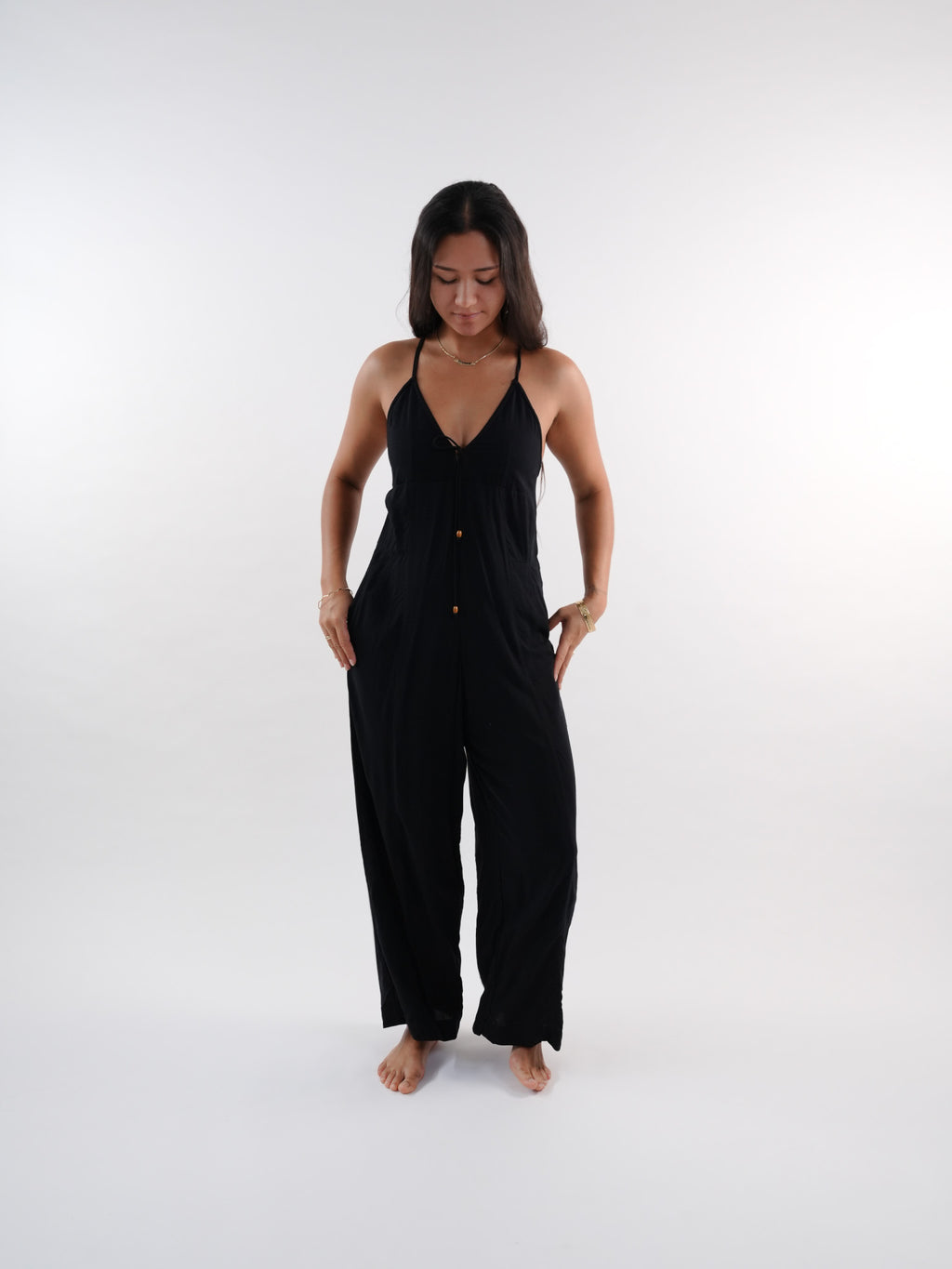 Solae Jumpsuit - Solid Black