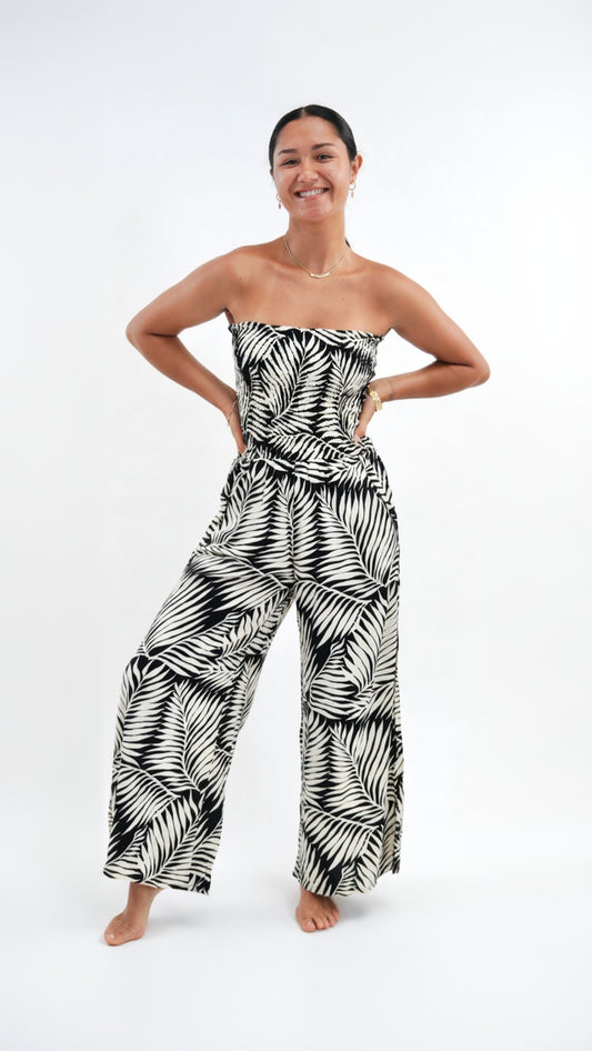 Lawai Jumpsuit - Drift Black