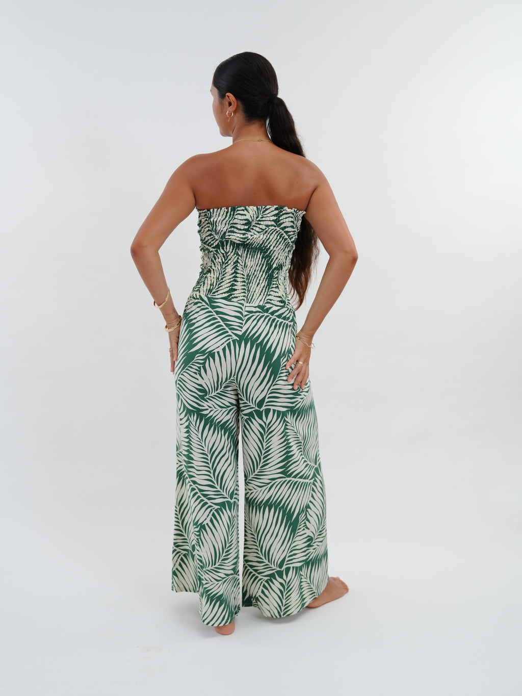 Lawai Jumpsuit - Drift Green