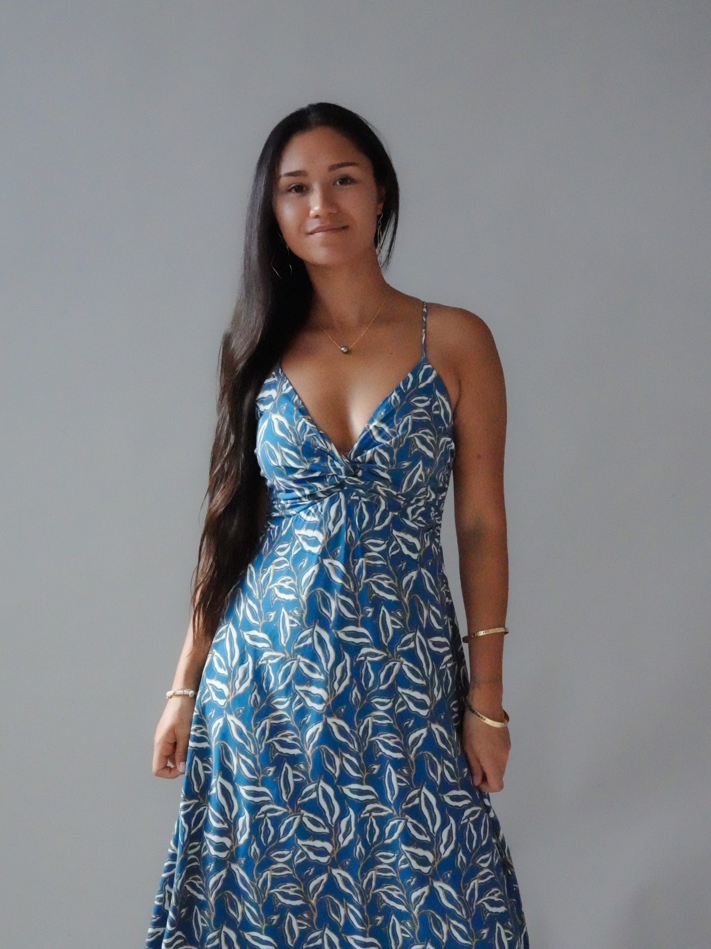 Lorena Dress - Lauris Petrol