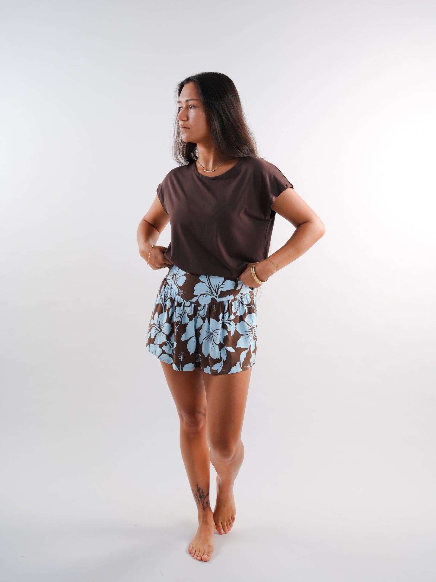 Tahlia Top - Viscose Chocolate