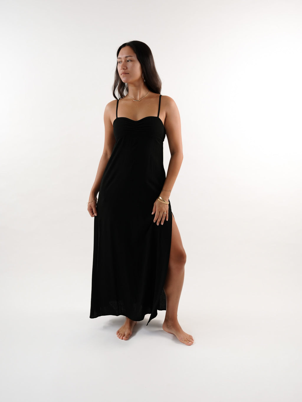 Oliva Dress - Solid black