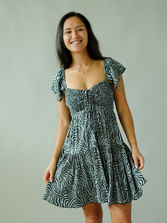 Quinn Dress - Raye Grey