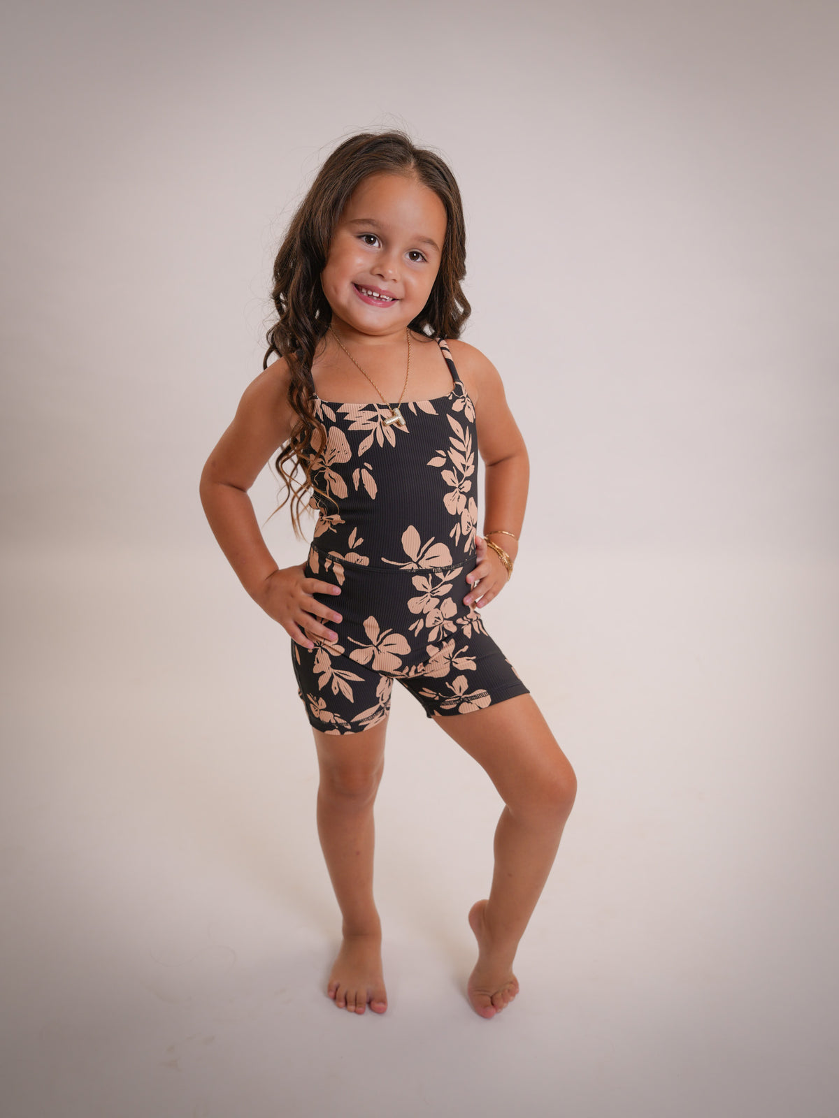 Mini Kayla Jumpsuit in Okika Black - ABT