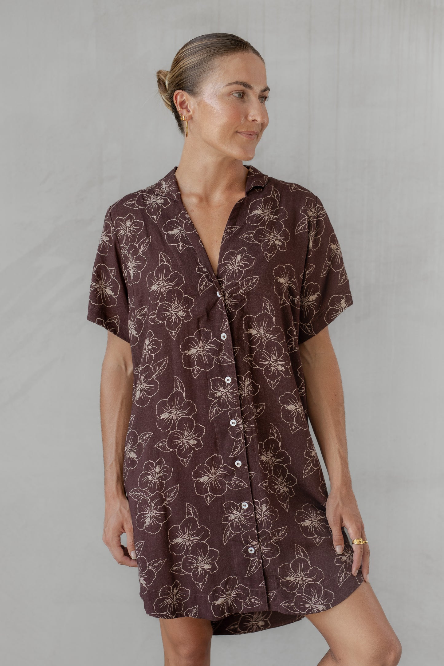 Aloha Shirt Dress - Kona - Lokahi RST'25