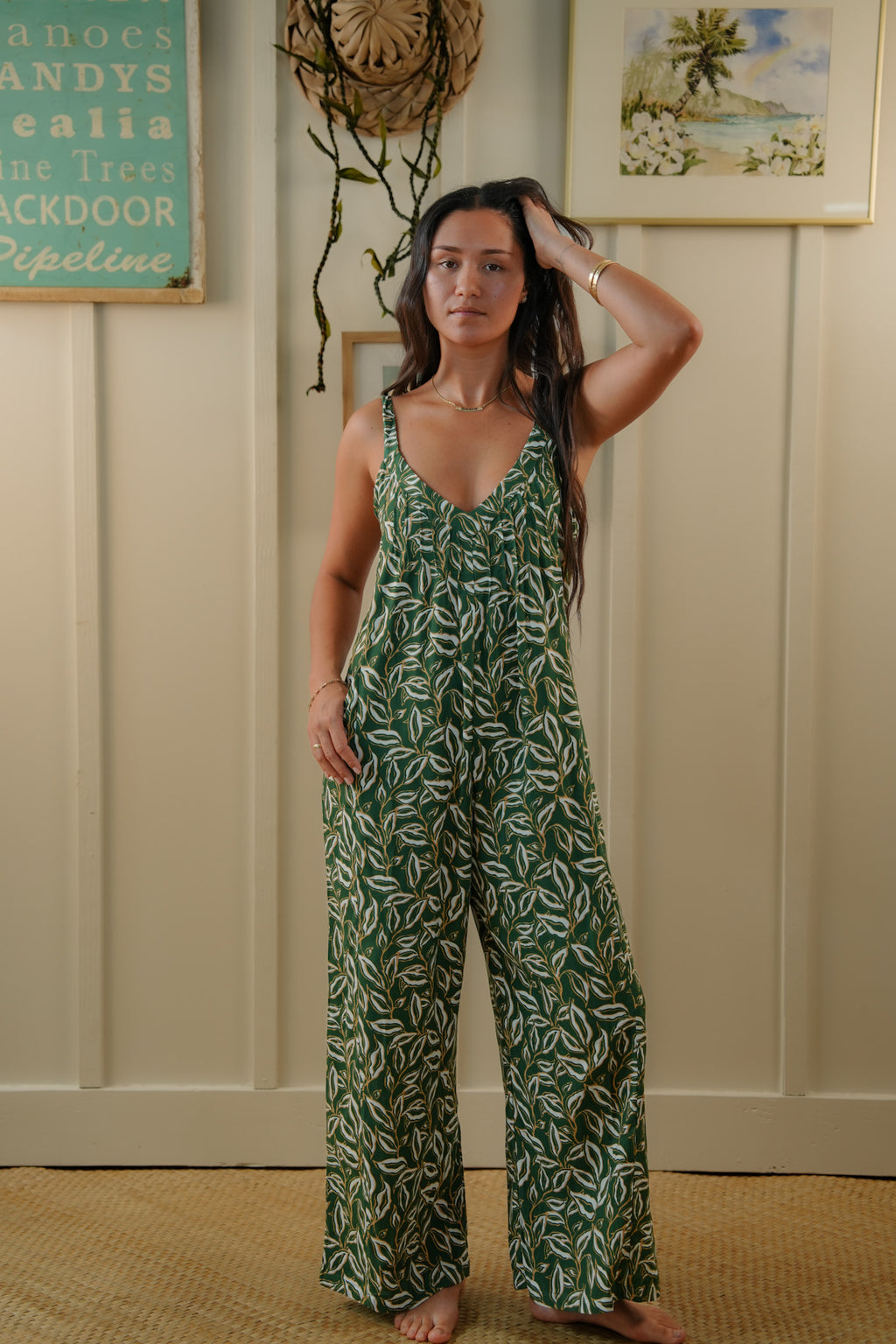 Aria Jumpsuit - Lauris Green