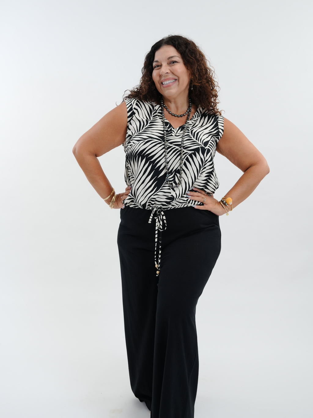 Nui Top -Drift Black