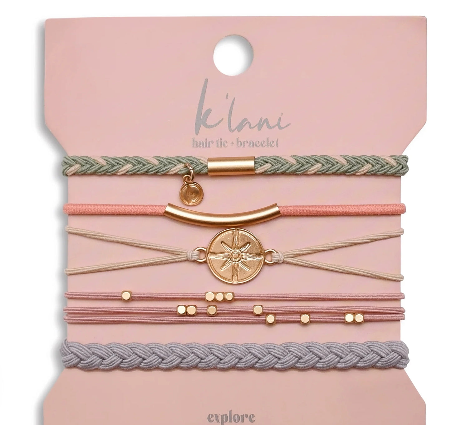Hair Tie + Bracelet -Explore- K’lani