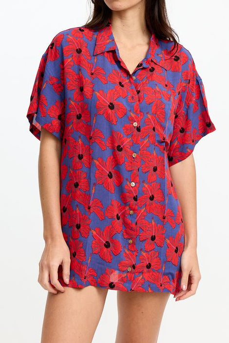 Aloha Shirt Dress - Velzy - BENOA SUM26