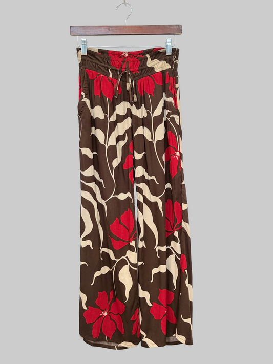 Malta Pant (Short Length) - Fleur Brown
