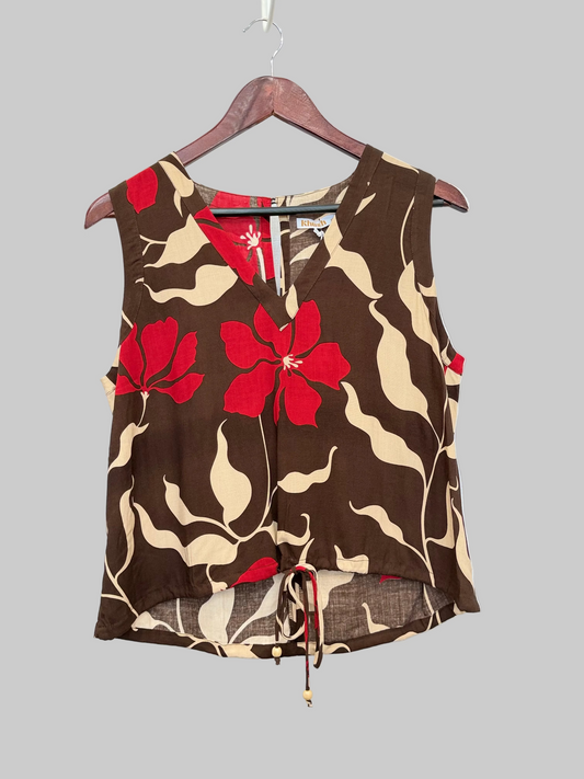 Nui Top - Fleur Brown