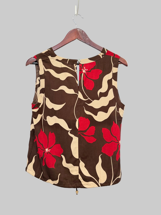 Nui Top - Fleur Brown