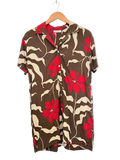 Azuris Shirt Dress - Fleur Brown