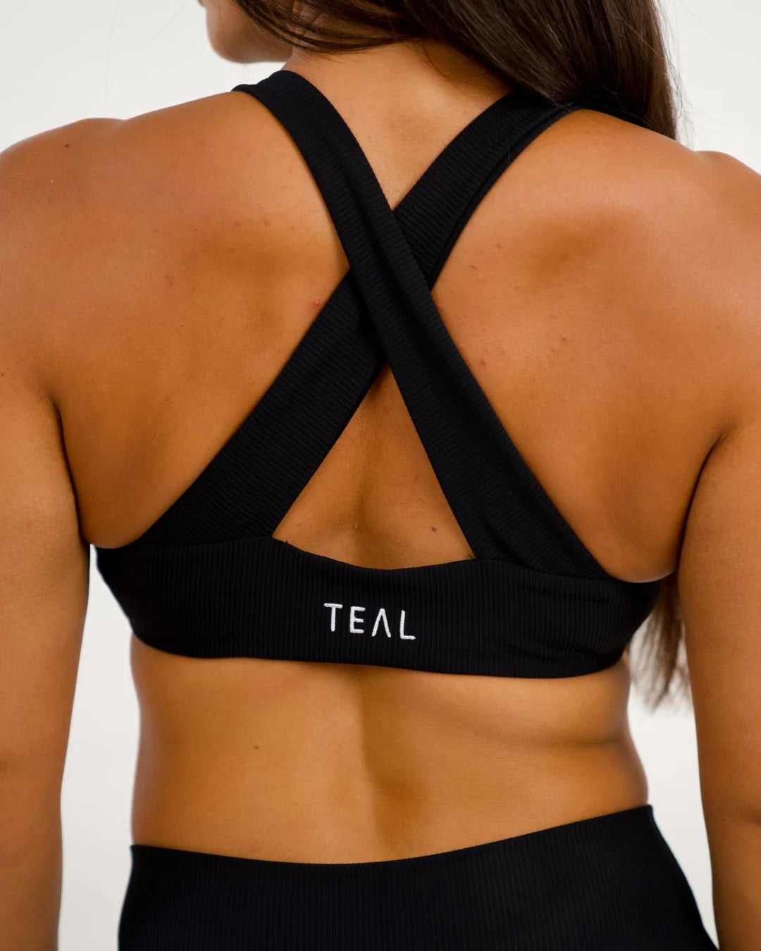 Agile Bra - Ribbed Black