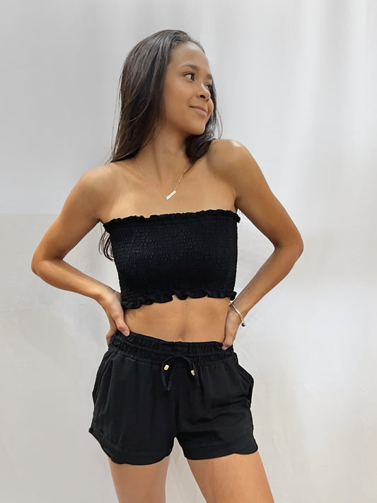 HOYA SHORTS - Solid Black - KHUSH 40/43 / 46/47