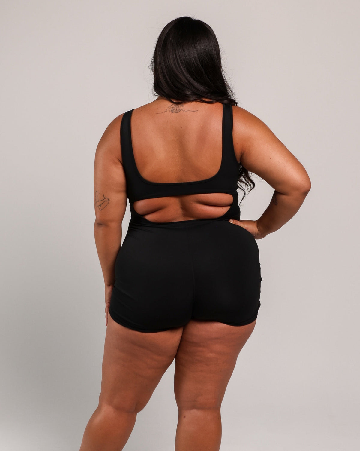 Aura Jumpsuit Ribbed Black