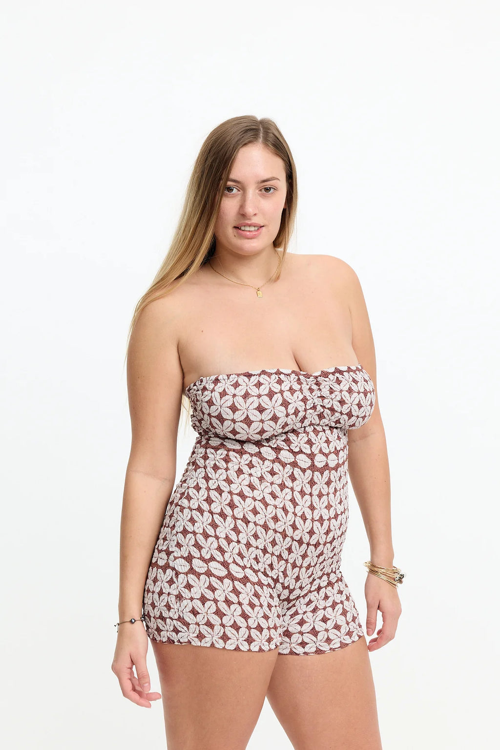 Serena Romper - Cowrie Basket - BENOA SUM26