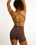 Ana Bra Top - Ribbed Mocha