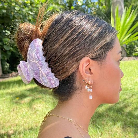 Bombucha CROWN FLOWER Hair Claw - Phases Hawaii