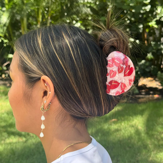 Mahina ANTHURIUM Hair Claw - Phases Hawaii