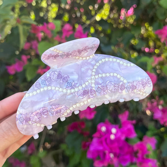 Bombucha CROWN FLOWER Hair Claw - Phases Hawaii