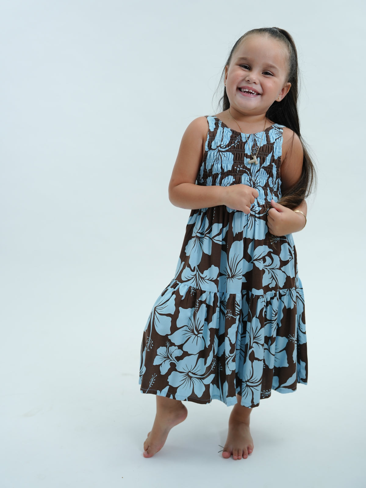 Kids Celesse Dress - Lani brown