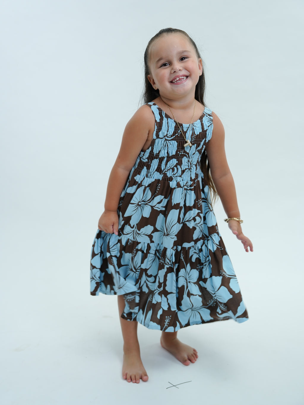 Kids Celesse Dress - Lani brown