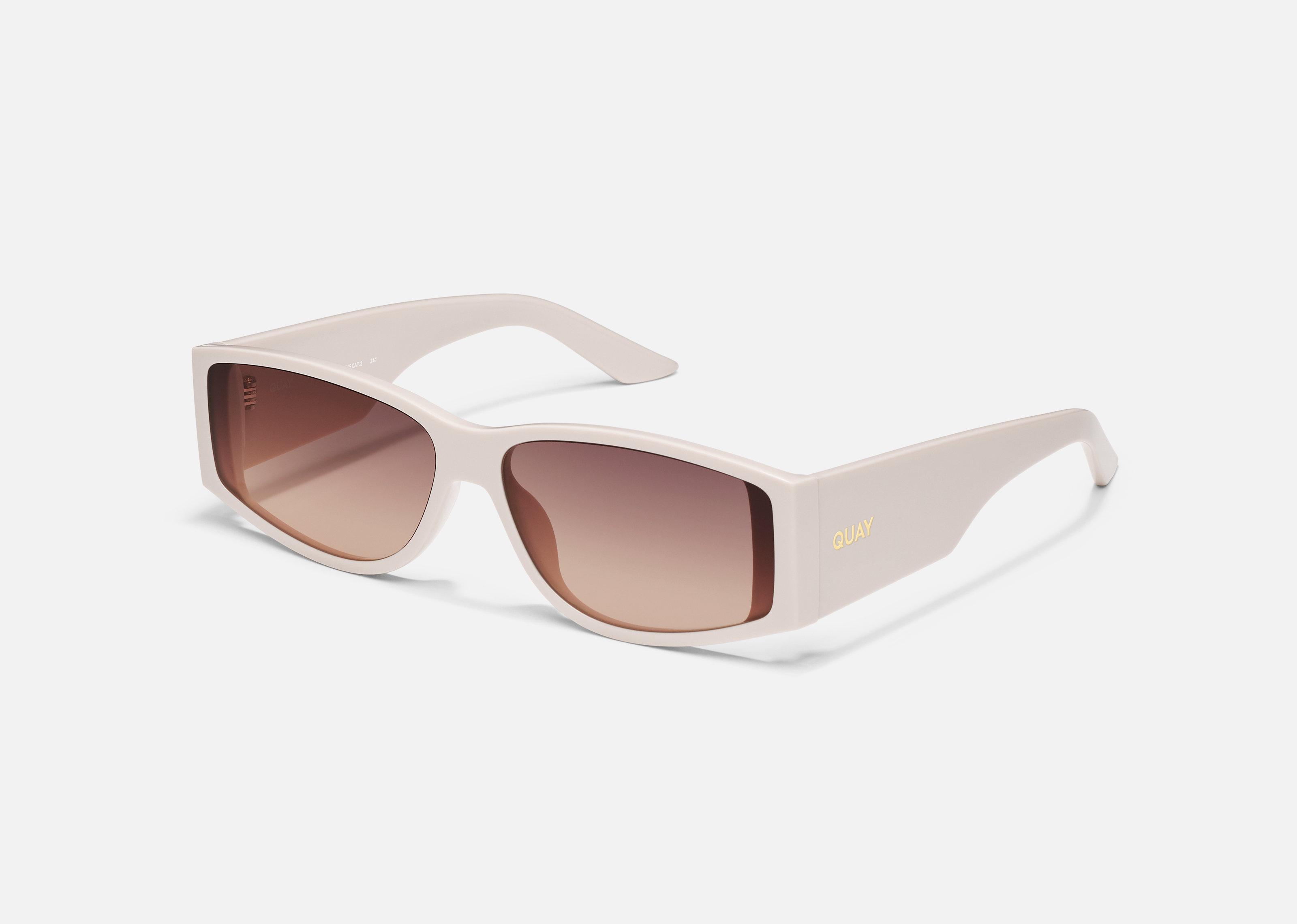 【QUAY AUSTRALIA】NOT MY FAULT スリムスクエア サングラス NOT MY FAULT Narrow Rectangle Sunglasses with Flush Lens – QUAY
