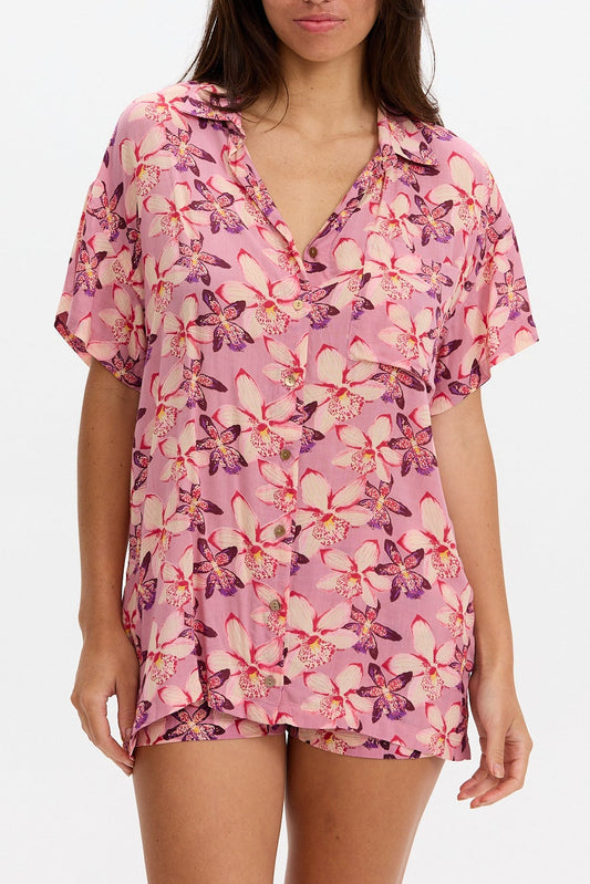 Aloha Shirt Dress - Bloom - BENOA RST26