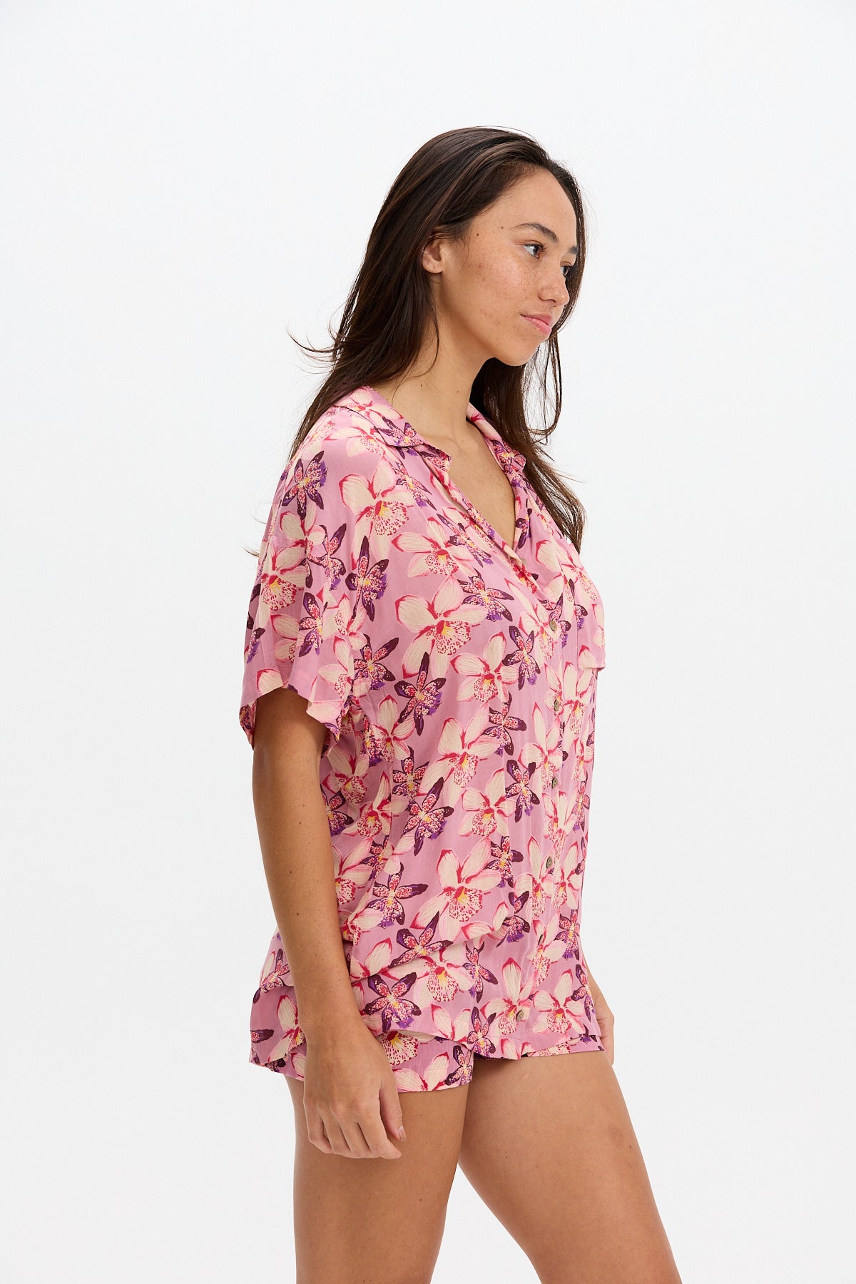 Aloha Shirt Dress - Bloom - BENOA RST26