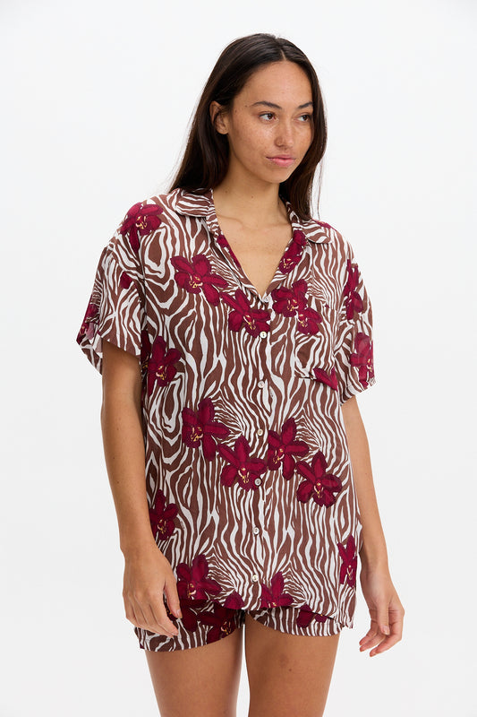 Aloha Shirt Dress - Diva - BENOA RST26