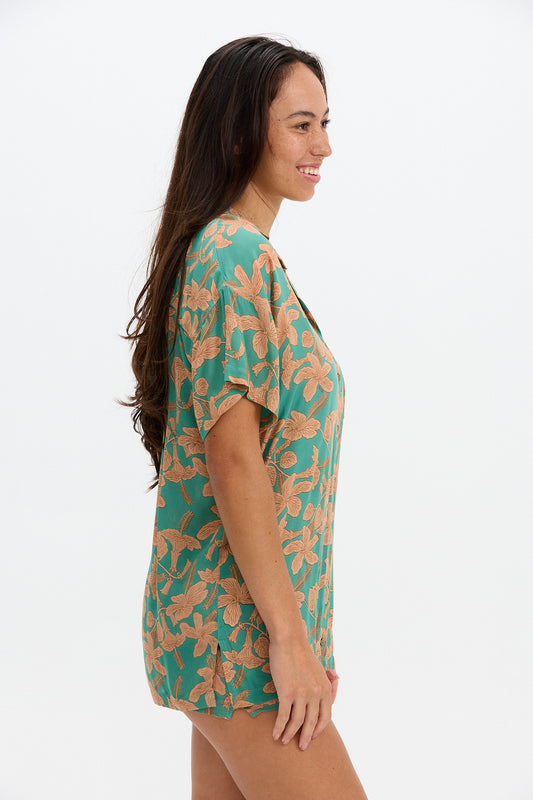 Aloha Shirt Dress - Tropics - BENOA RST26